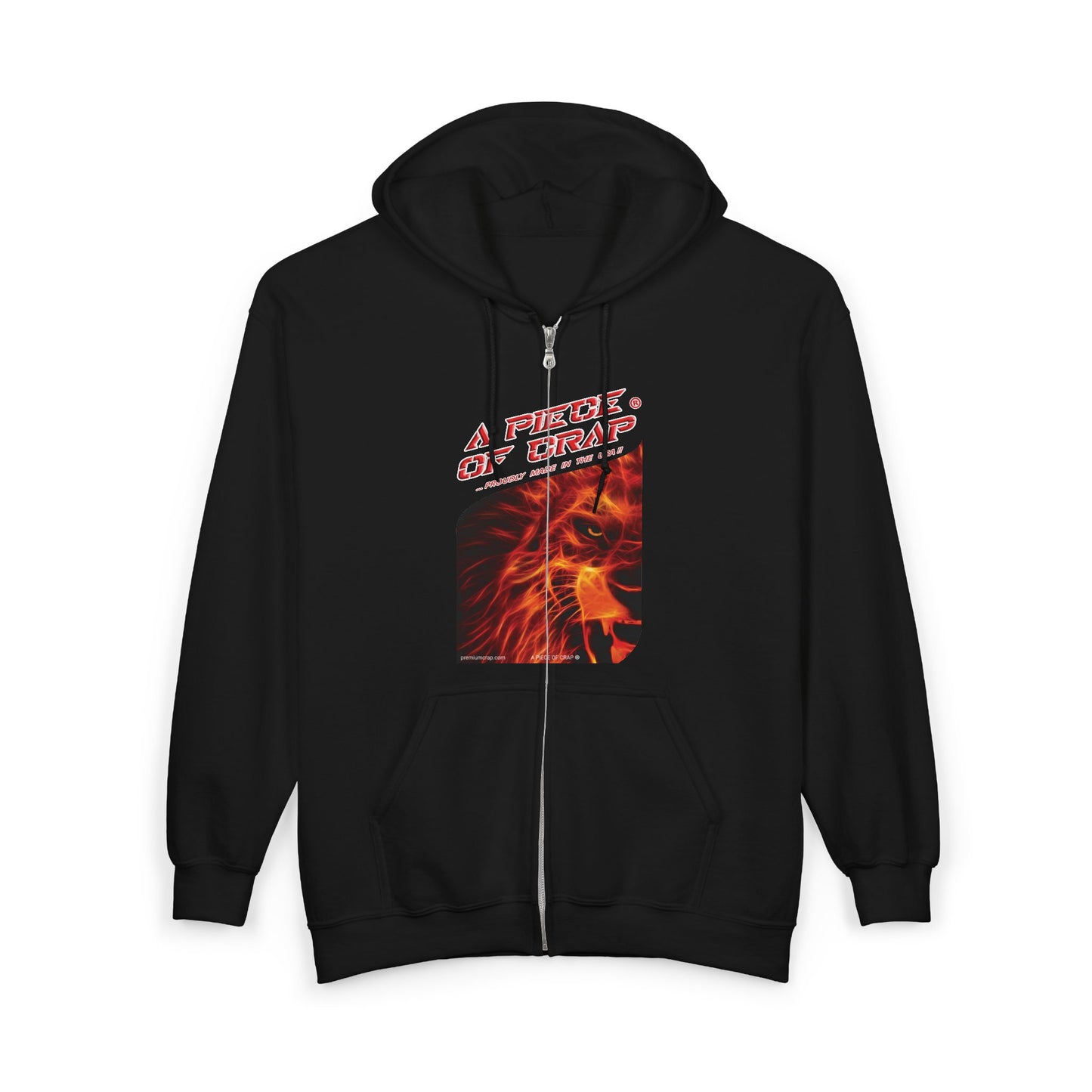 A Piece Of Crap Heavy Blend Full Zip Hooded Sweatshirt