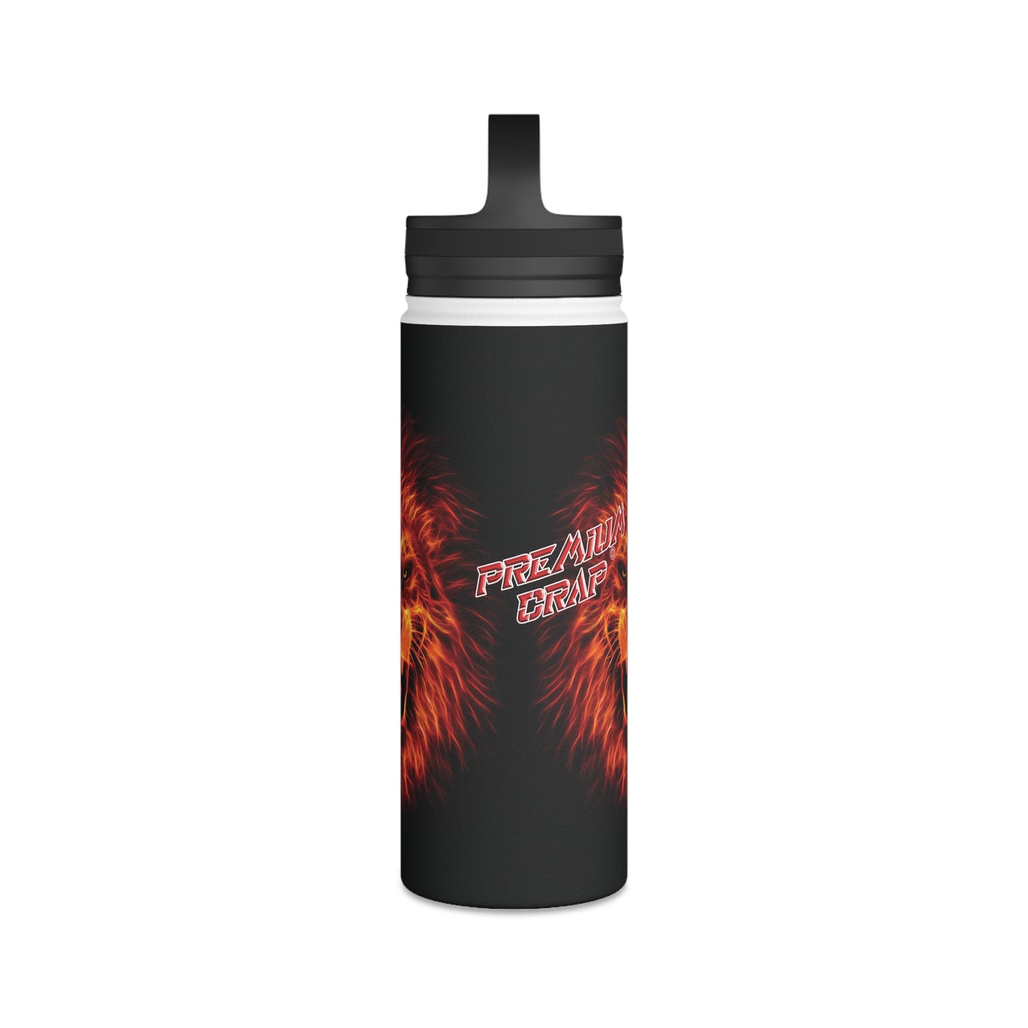 Premium Crap Stainless Steel Water Bottle, Handle Lid