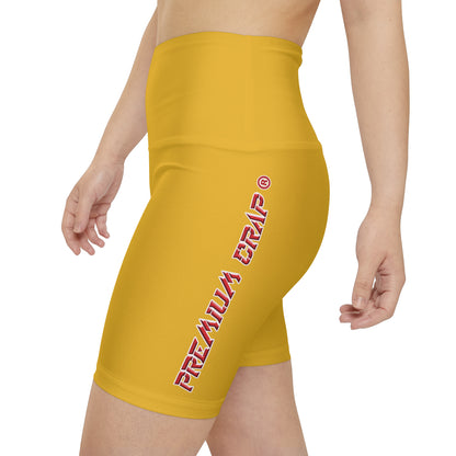 Premium Crap II Women's Workout Shorts  - Yellow