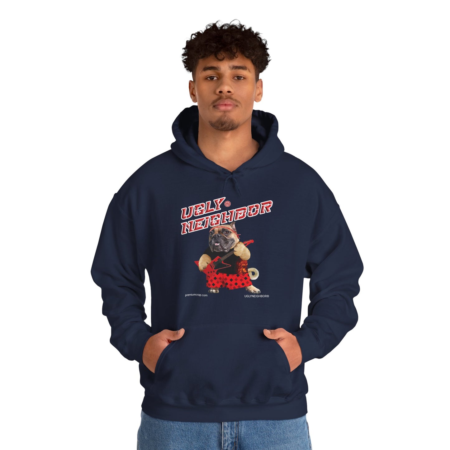 Ugly Neighbor II Men's Heavy Blend Hooded Sweatshirt