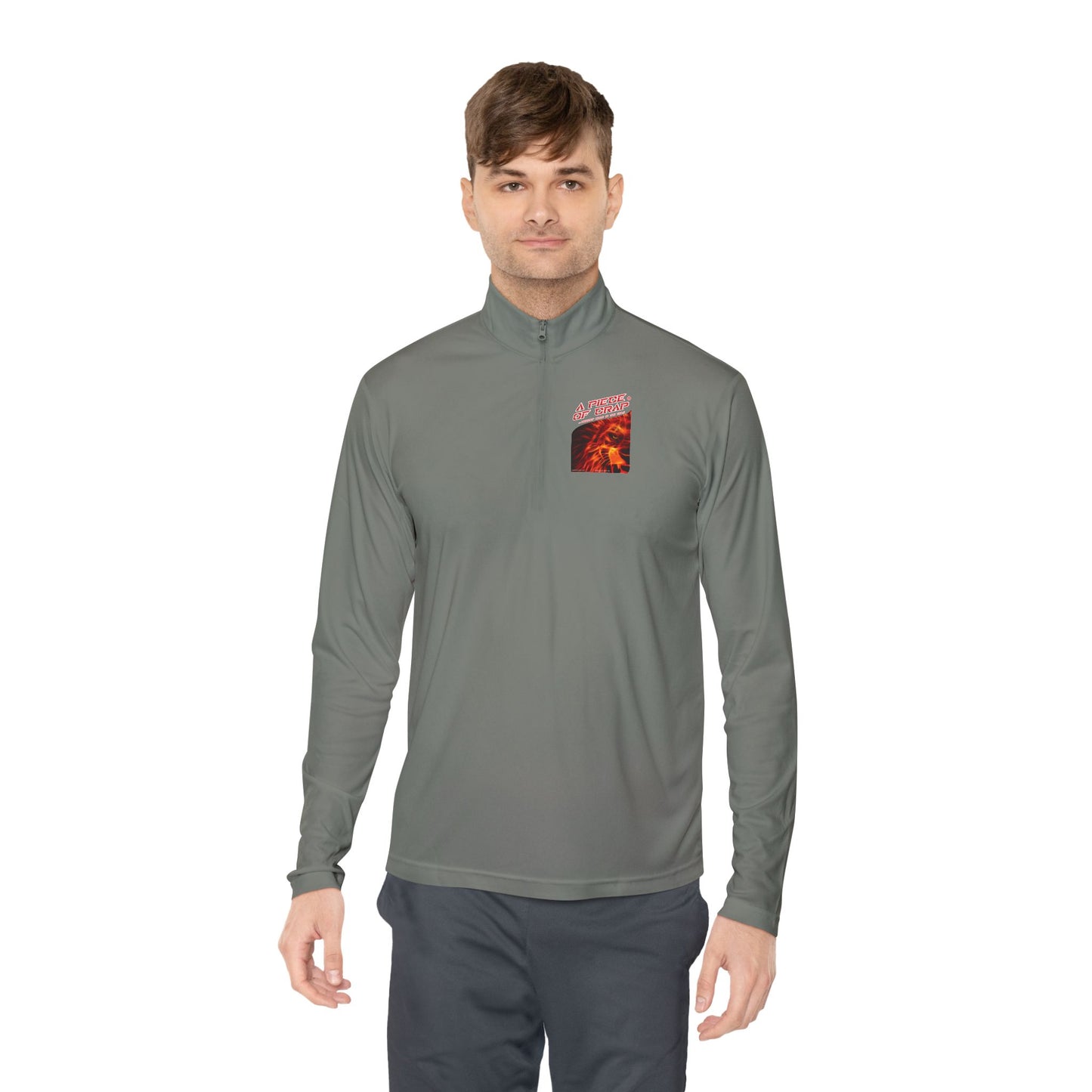 A Piece Of Crap Men's Quarter-Zip Pullover