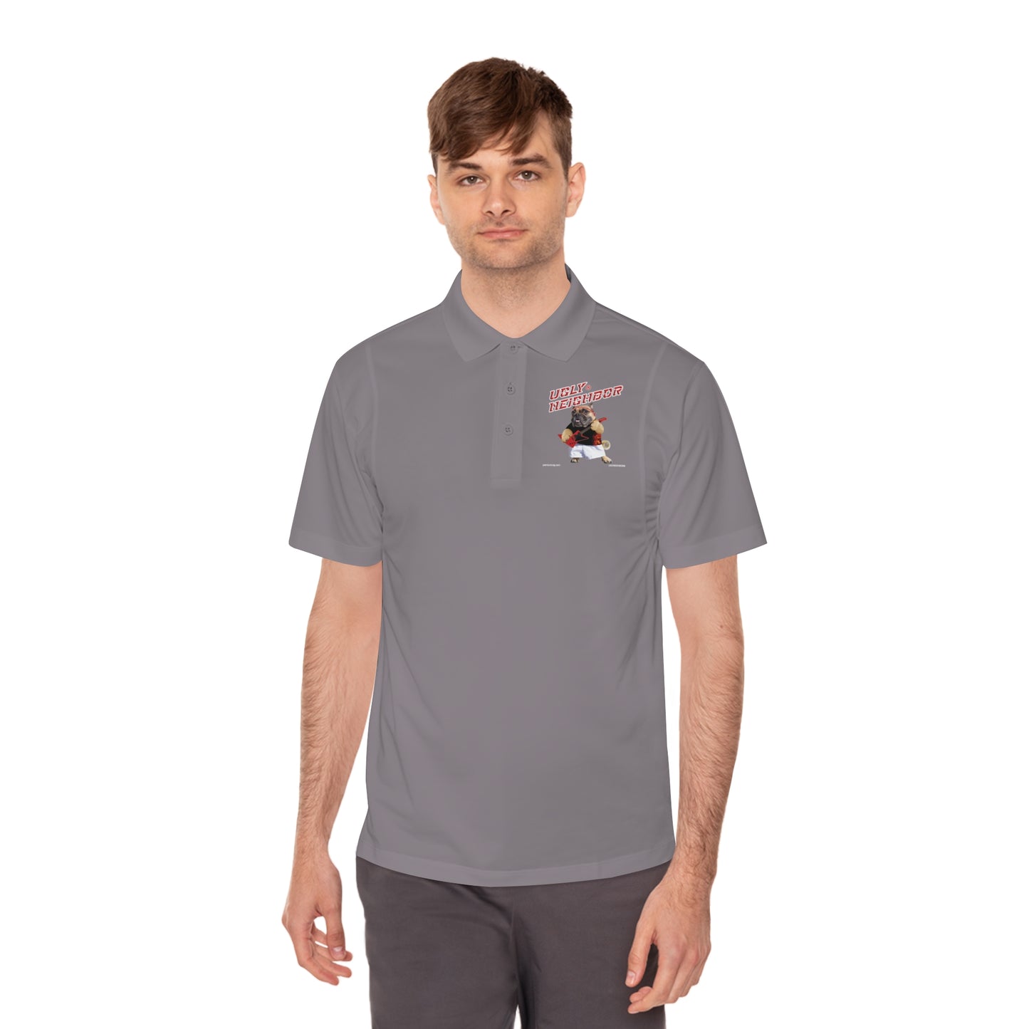 Ugly Neighbor Men's Sport Polo Shirt