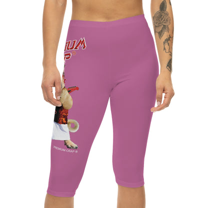 Premium Crap Women’s Capri Leggings - Light Pink