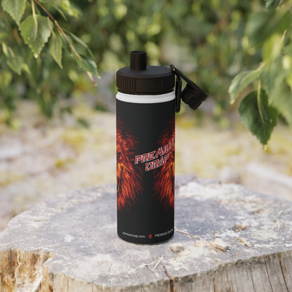 Premium Crap Stainless Steel Water Bottle, Sports Lid