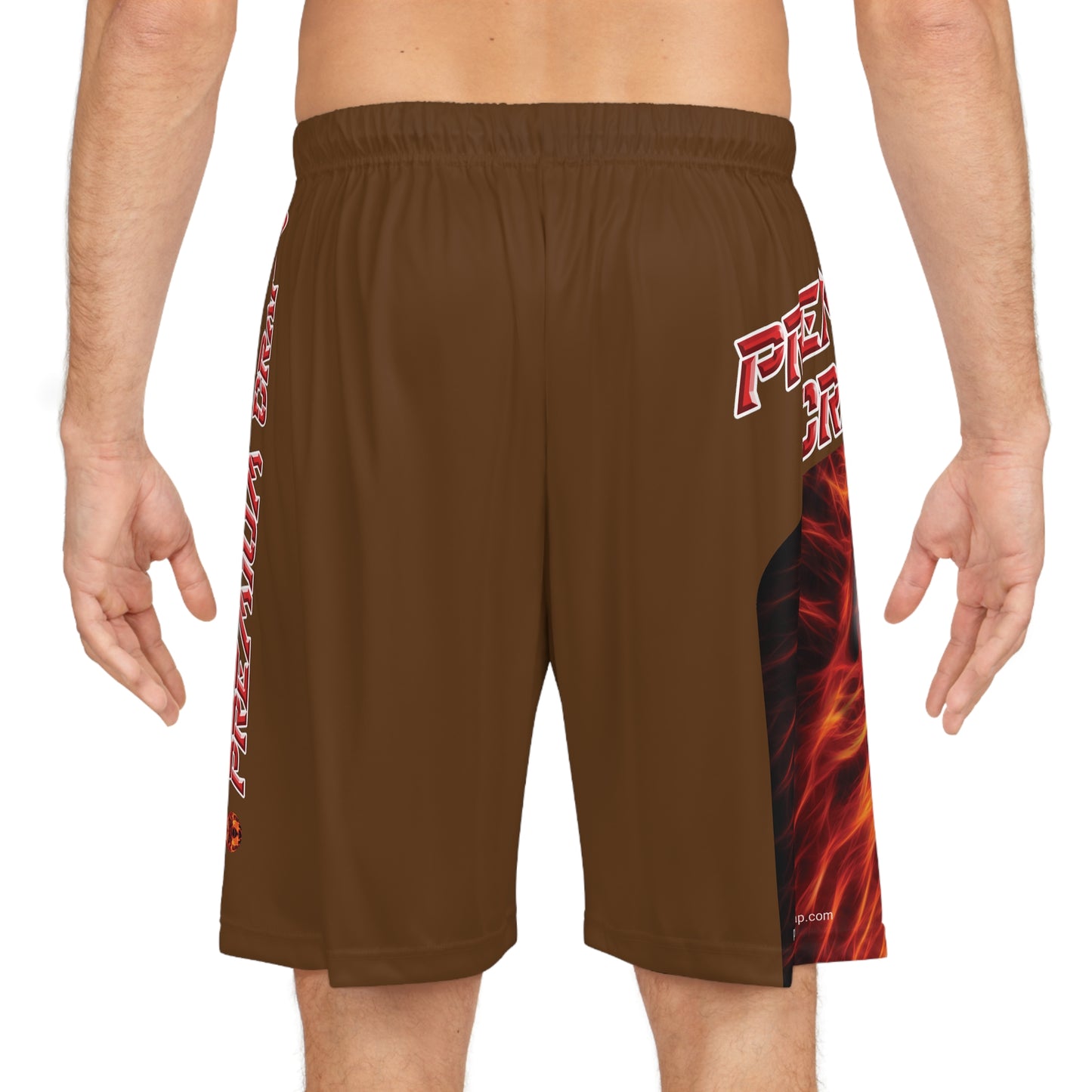 Premium Crap BougieBooty Baller Shorts - Brown