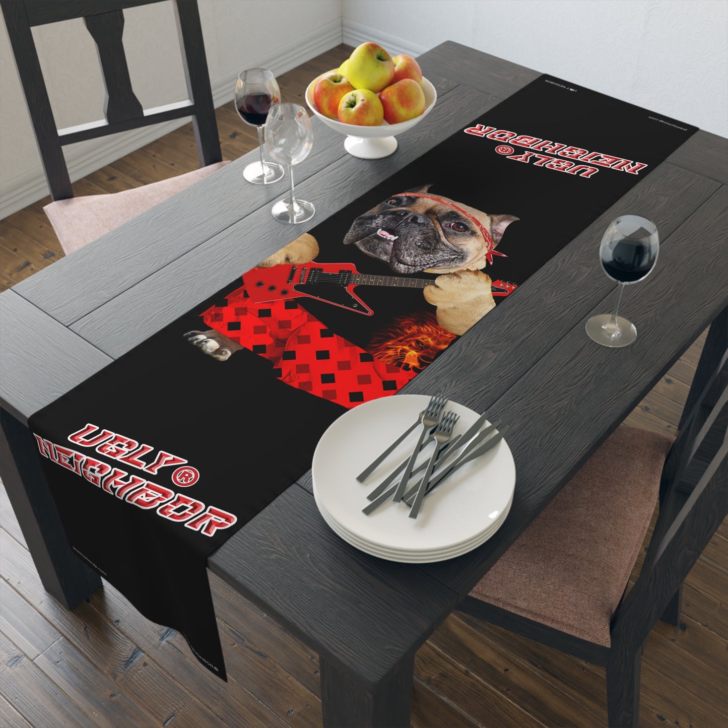 Ugly Neighbor II Table Runner