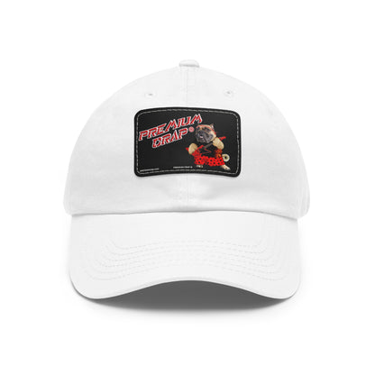 Premium Crap II Dad Hat with Leather Patch (Rectangle)