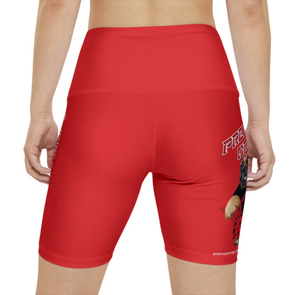 Premium Crap II Women's Workout Shorts  - Red