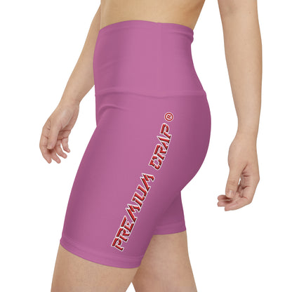 Premium Crap II Women's Workout Shorts  - Light Pink