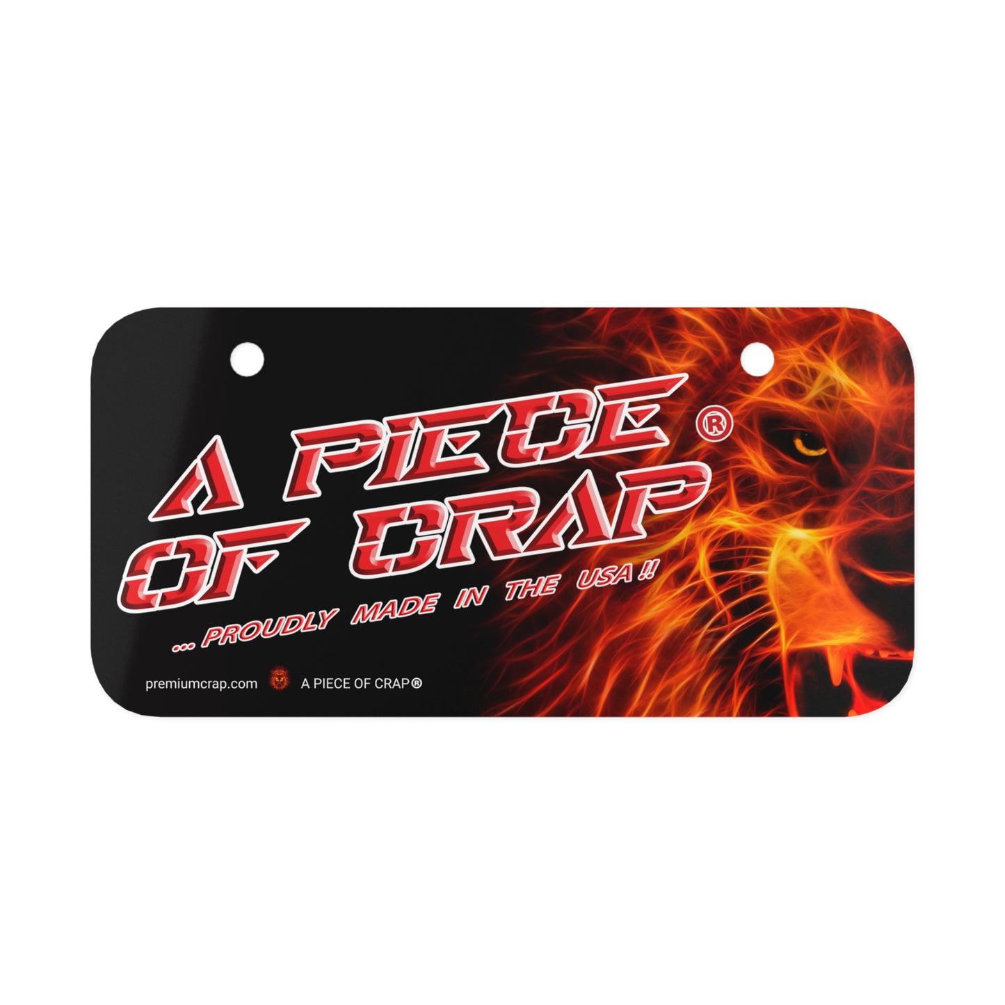 A Piece Of Crap Mini License Plate