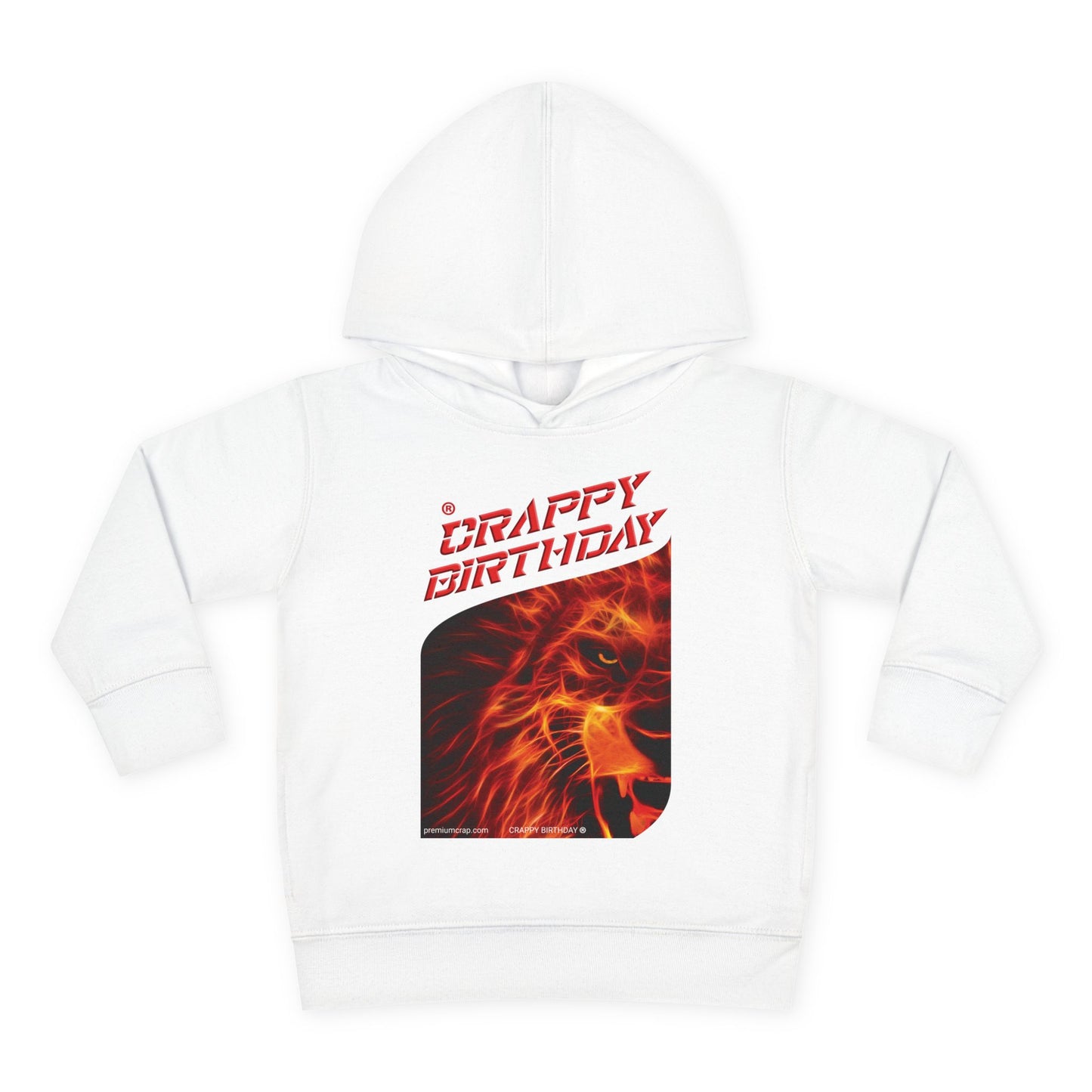 Crappy Birthday Toddler Pullover Fleece Hoodie