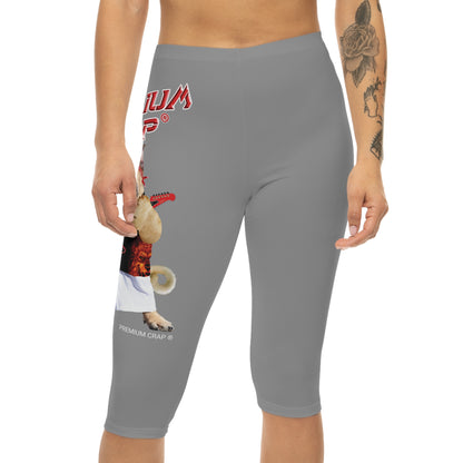 Premium Crap Women’s Capri Leggings - Grey