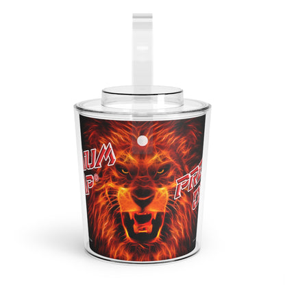 Premium Crap Ice Bucket with Tongs