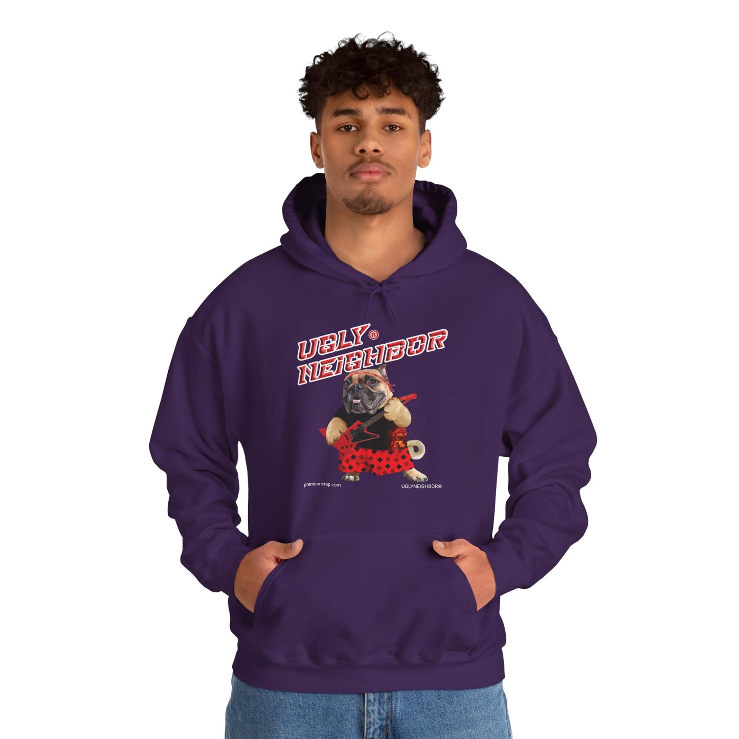 Ugly Neighbor II Men's Heavy Blend Hooded Sweatshirt