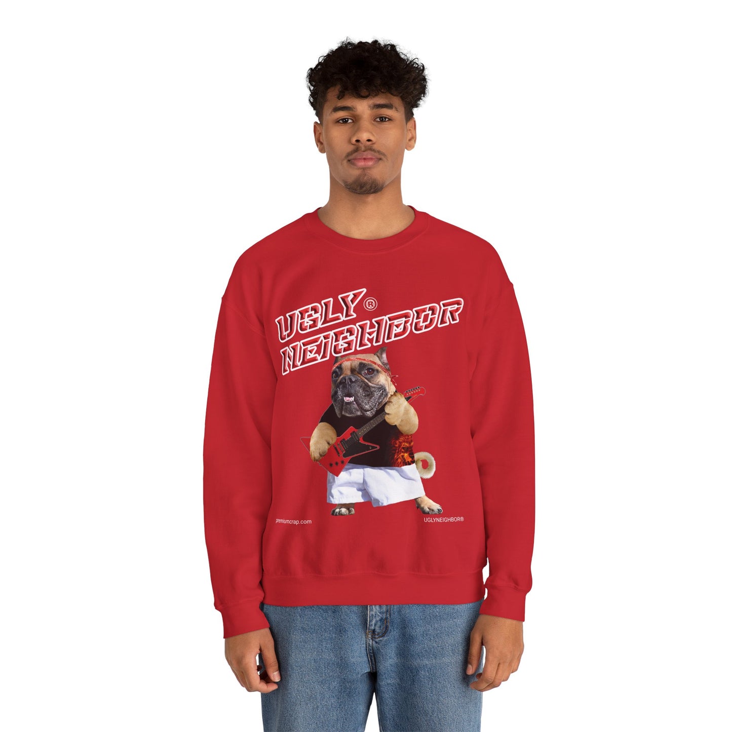 Ugly Neighbor Men's Heavy Blend Crewneck Sweatshirt