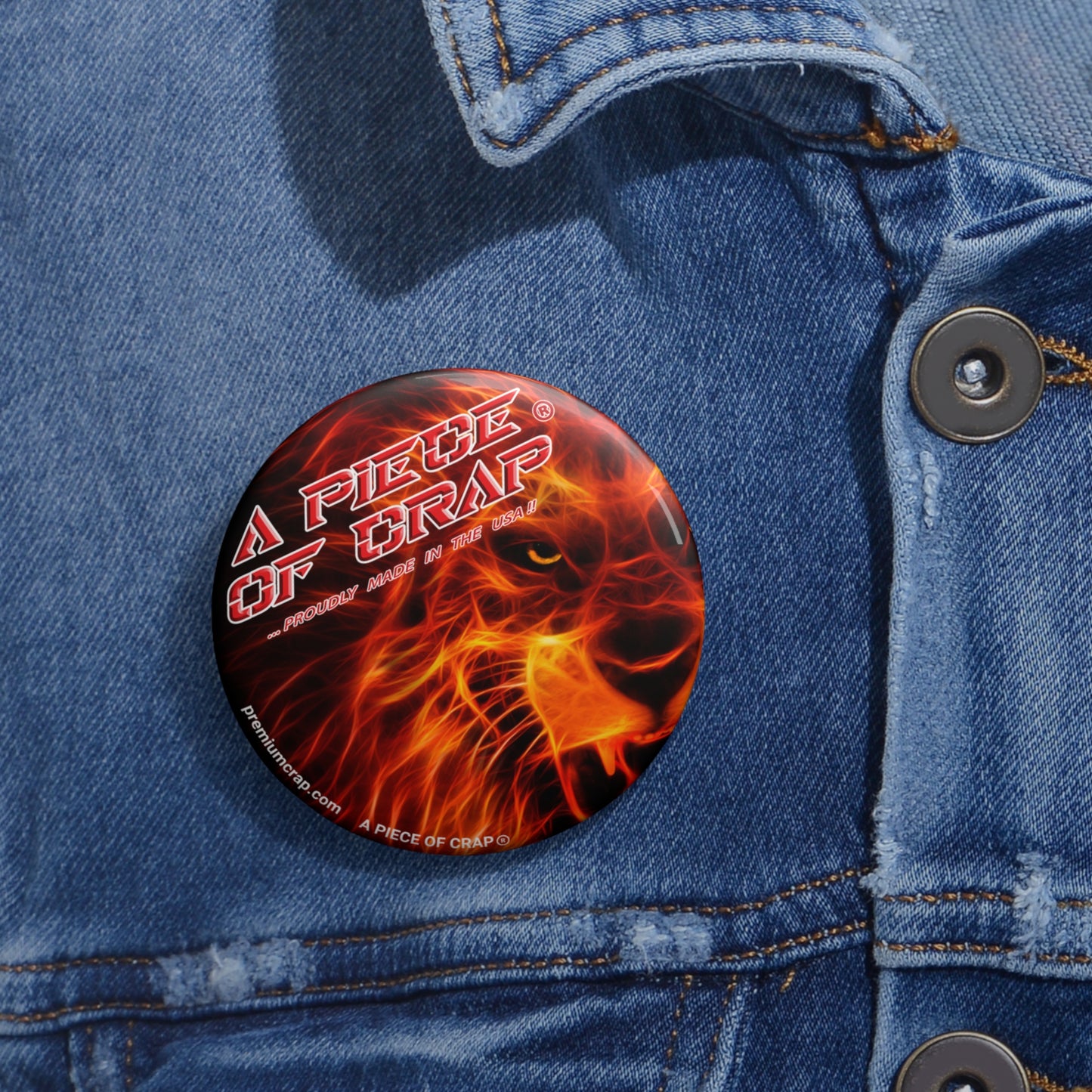 A Piece Of Crap Pin Buttons