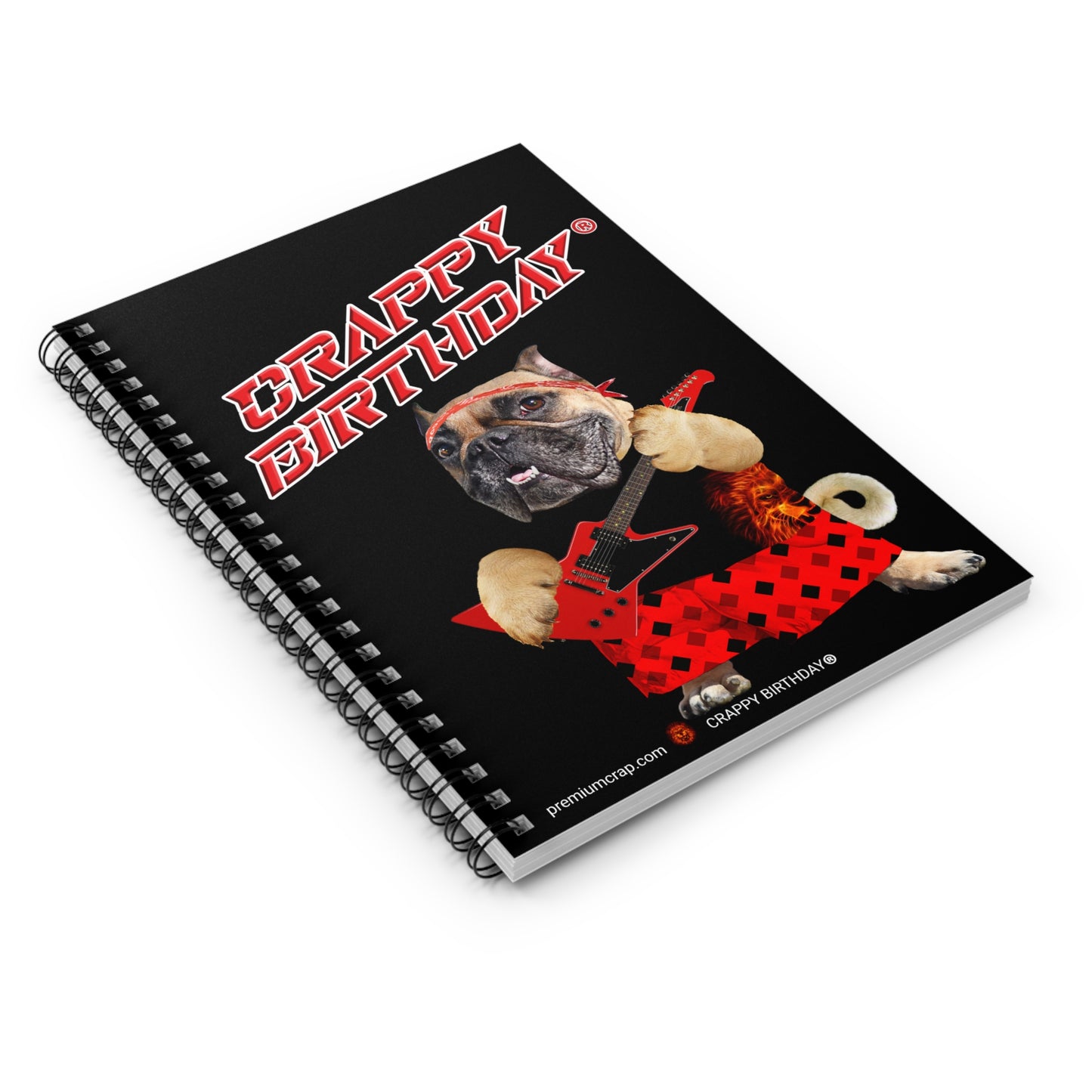 Crappy Birthday II Spiral Notebook - Ruled Line