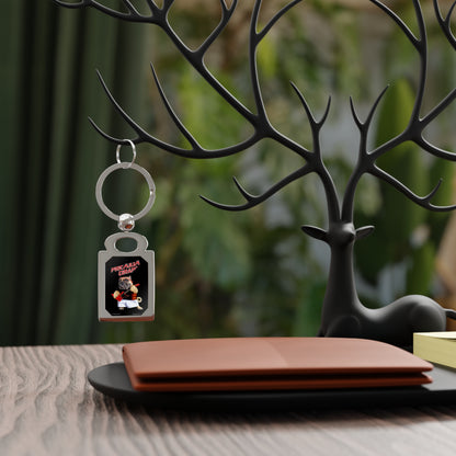 Premium Crap Rectangle Photo Keyring