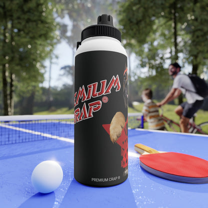 Premium Crap III Stainless Steel Water Bottle, Sports Lid