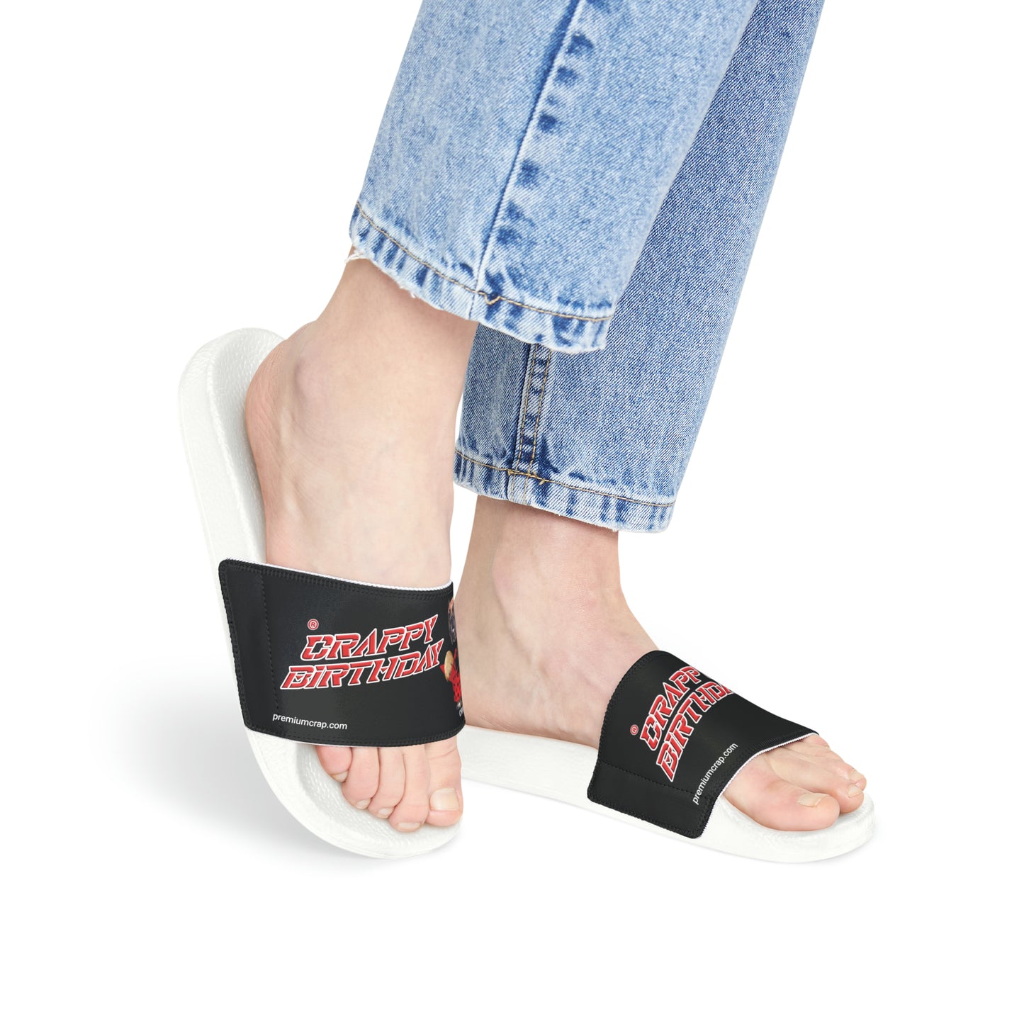 Crappy Birthday II Women's PU Slide Sandals