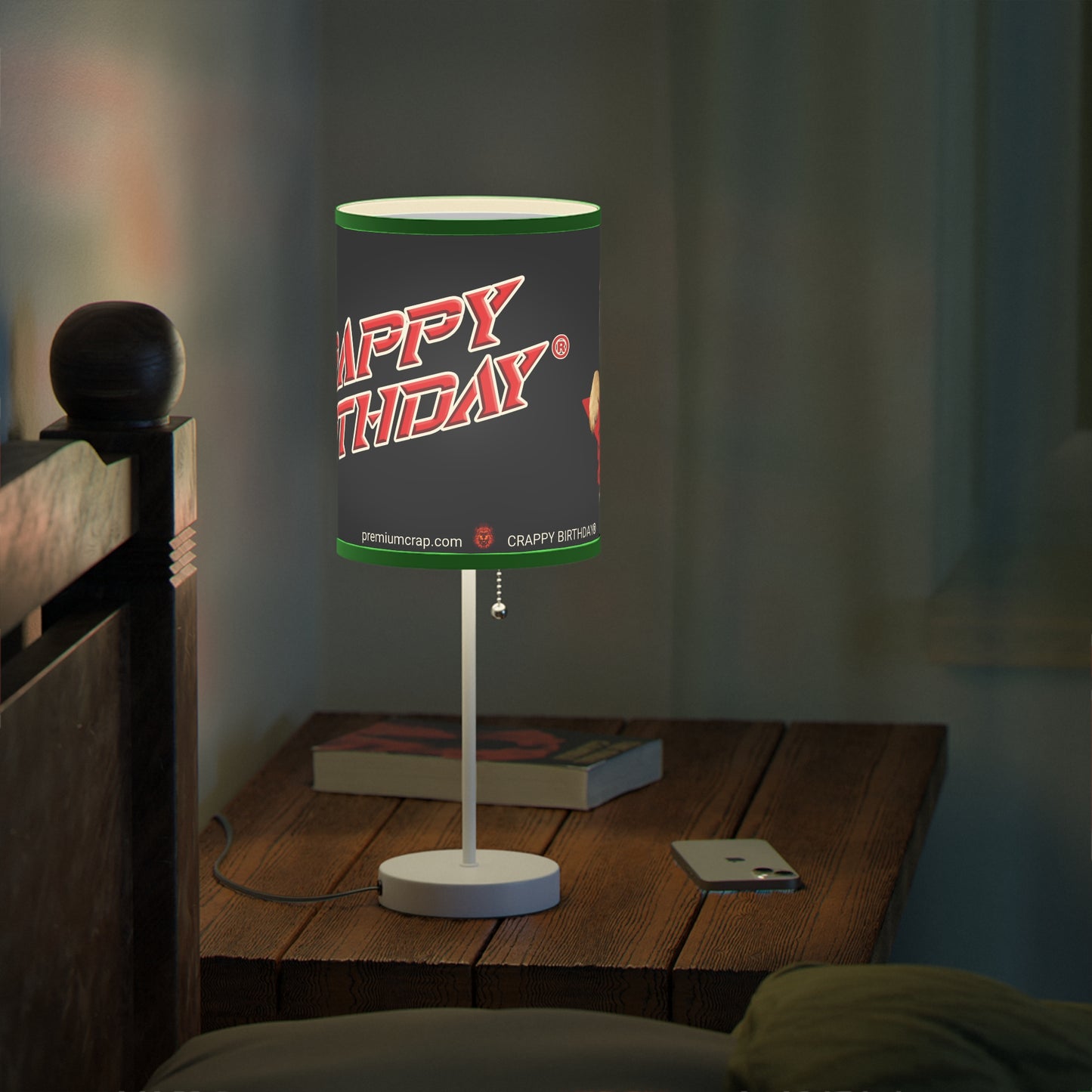 Crappy Birthday II Lamp on a Stand