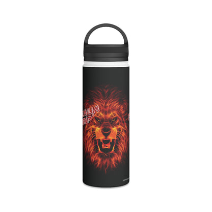 Premium Crap Stainless Steel Water Bottle, Handle Lid