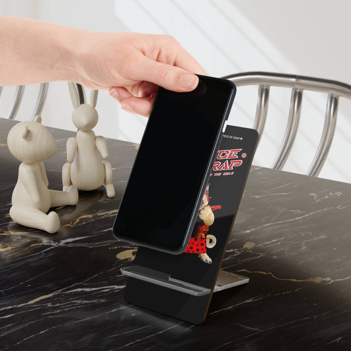 A Piece of Crap II Mobile Display Stand for Smartphones