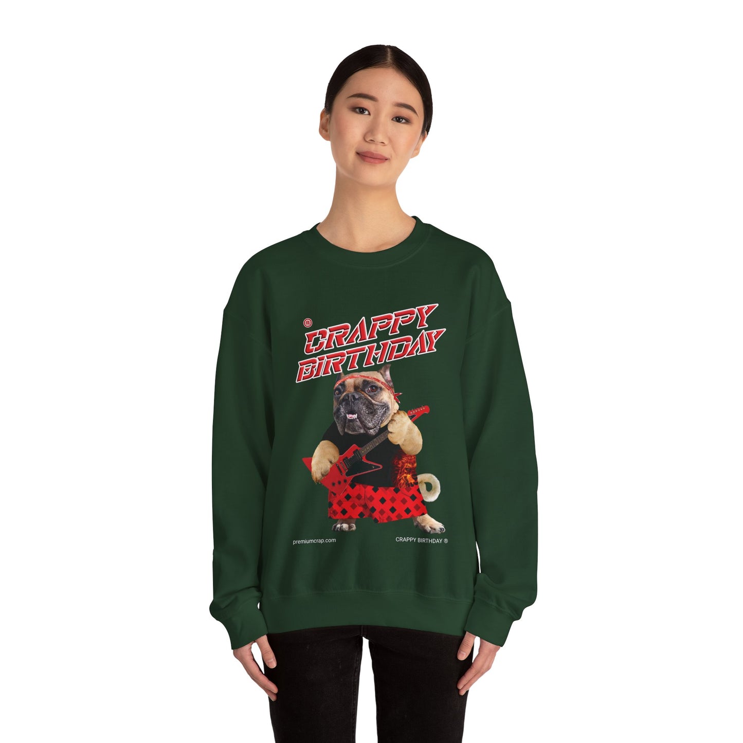 Crappy Birthday II Women's Heavy Blend Crewneck Sweatshirt
