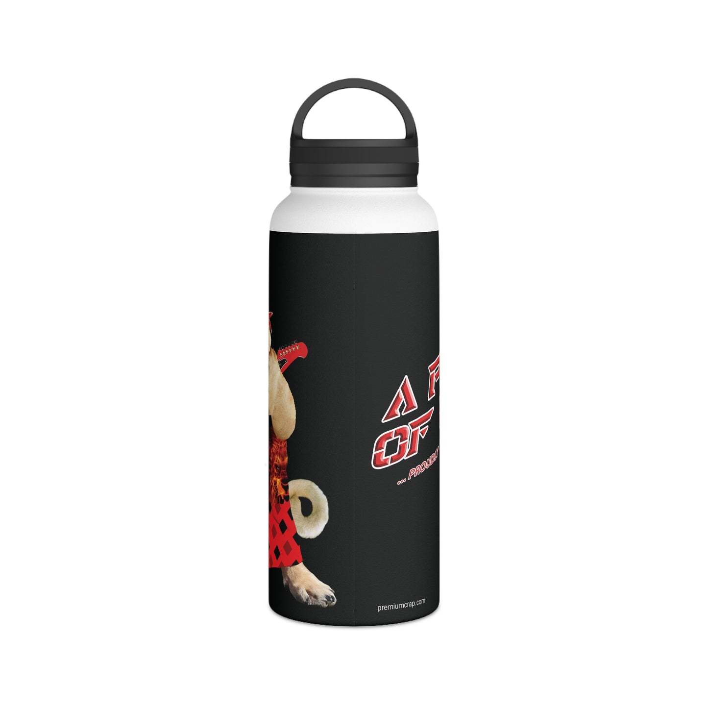 A Piece of Crap II Stainless Steel Water Bottle, Handle Lid