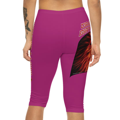 Crappy Birthday Capri-Cious Leggings - Pink