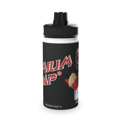 Premium Crap Stainless Steel Water Bottle, Sports Lid