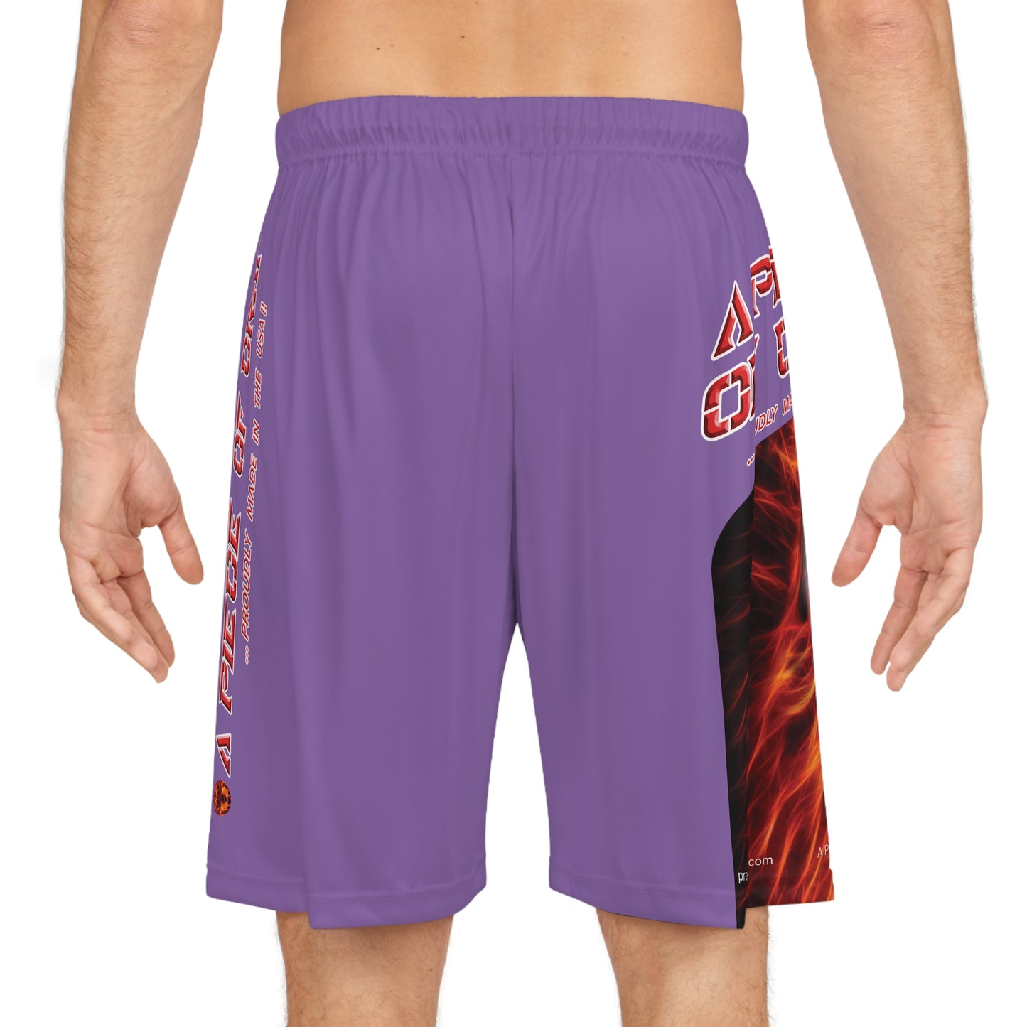 A Piece Of Crap BougieBooty Baller Shorts - Light Purple