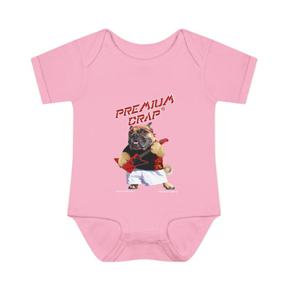 Premium Crap Infant Baby Rib Bodysuit
