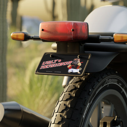 Ugly Neighbor Mini License Plate