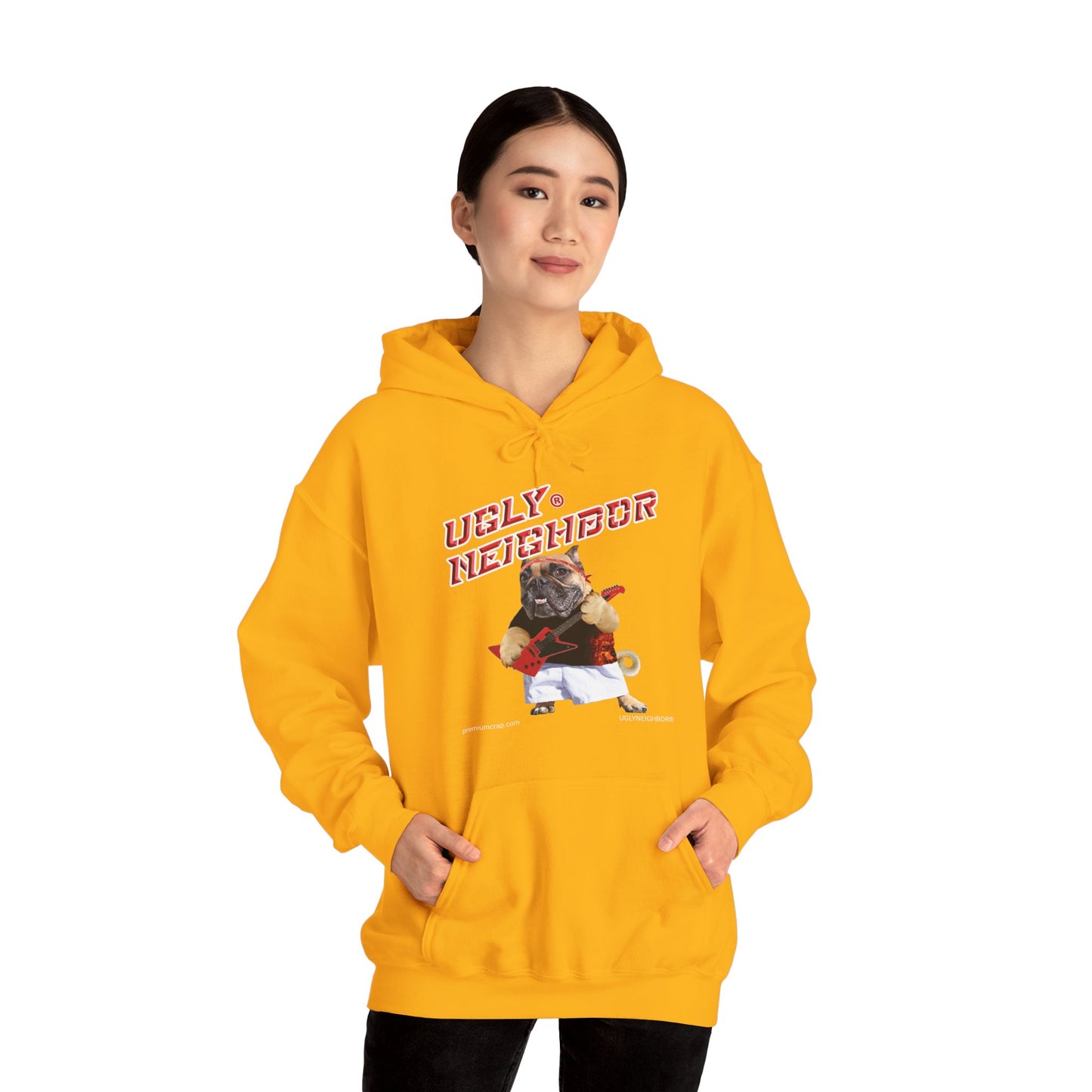 Ugly Neighbor Women's Heavy Blend Hooded Sweatshirt