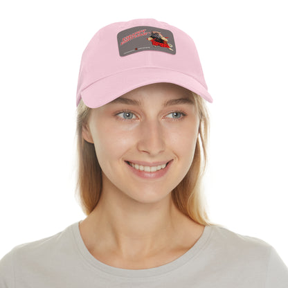 Crappy Birthday II Dad Hat with Leather Patch (Rectangle)