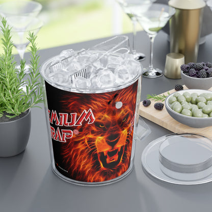 Premium Crap Ice Bucket with Tongs