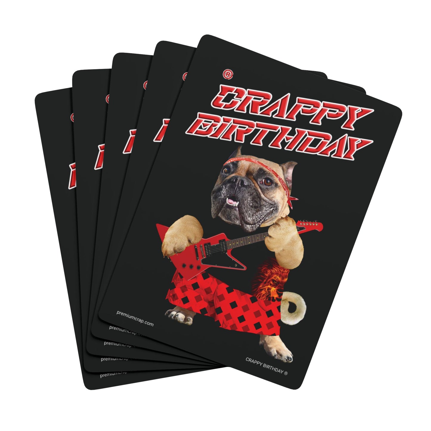 Crappy Birthday II Poker Cards