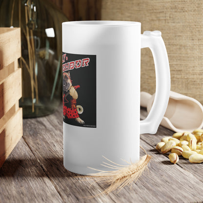 Ugly Neighbor II Frosted Glass Beer Mug