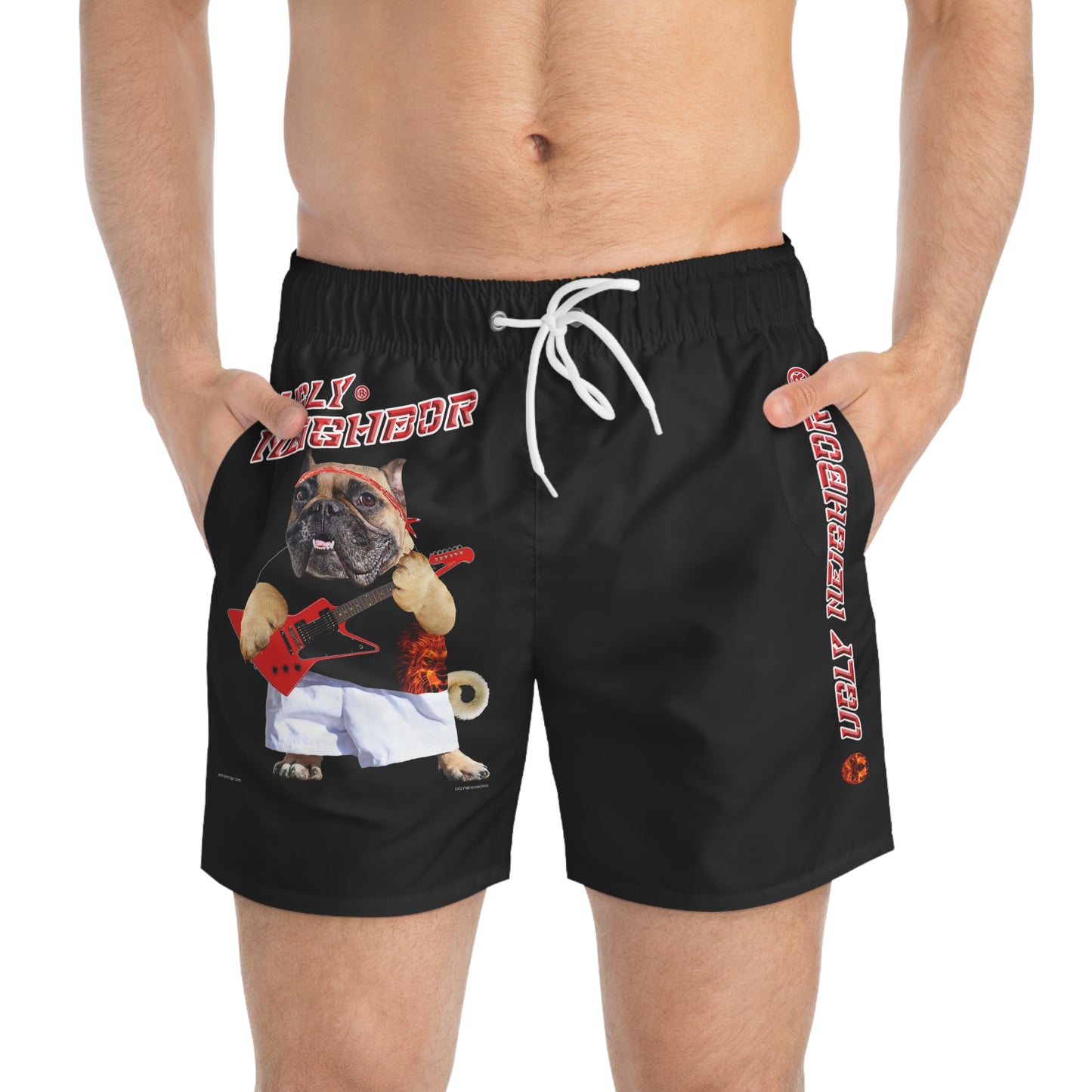 Ugly Neighbor Swim Trunks