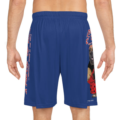 A Piece Of Crap II Basketball Shorts - Dark Blue