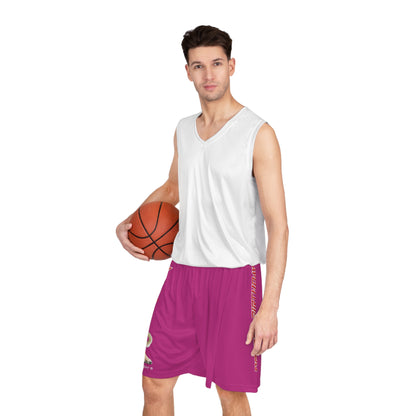 Crappy Birthday II Basketball Shorts - Pink