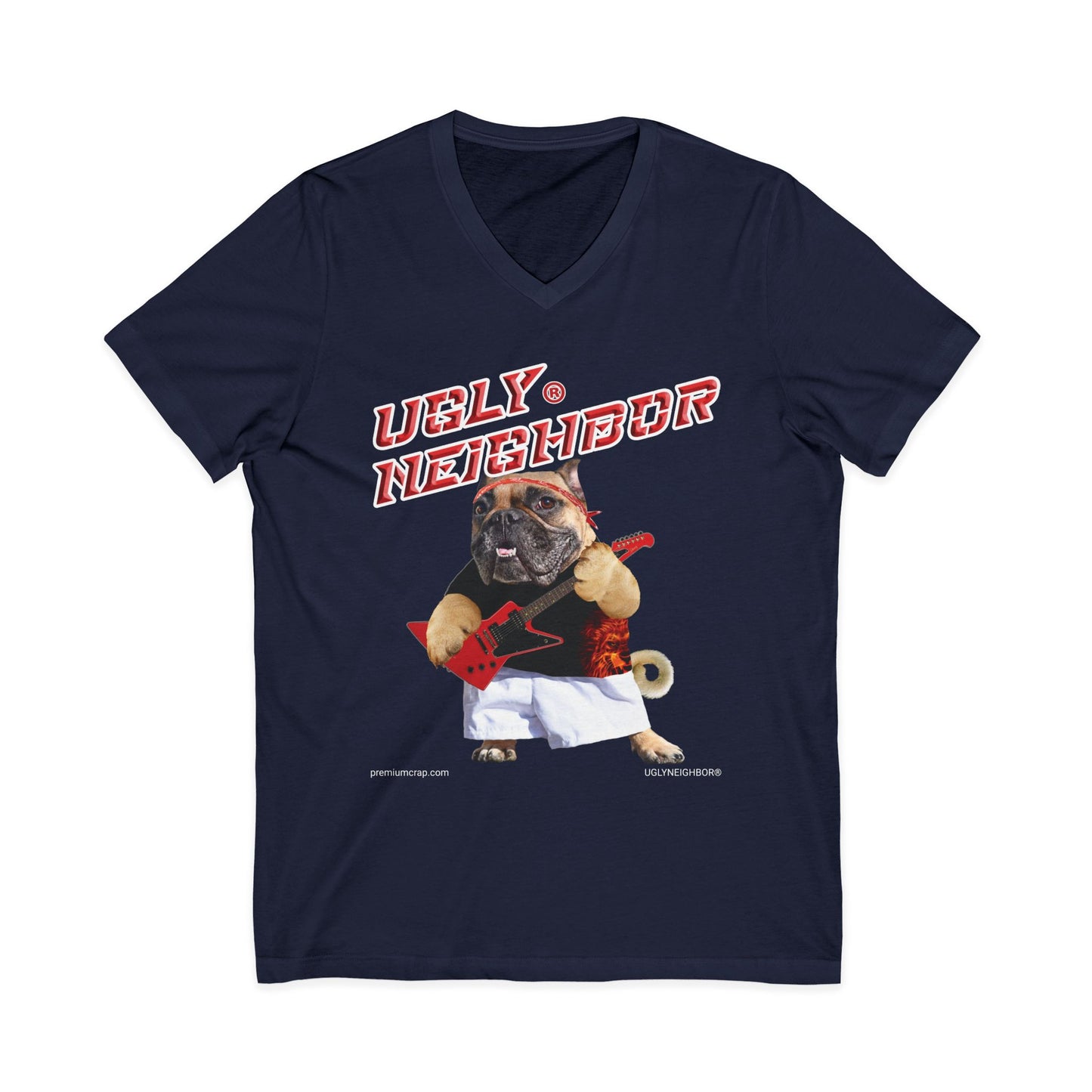 Ugly Neighbor Jersey Short Sleeve V-Neck Tee