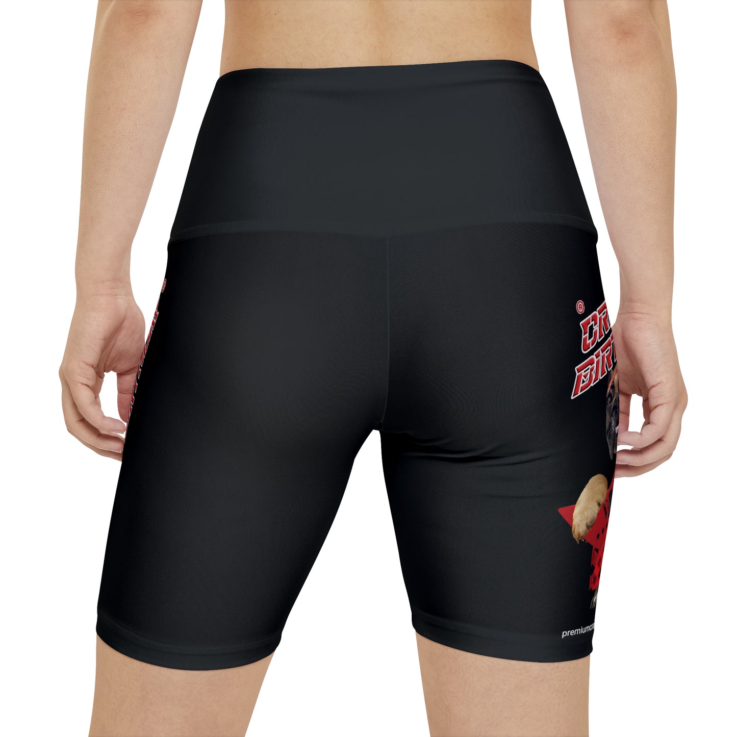 Crappy Birthday II Women's Workout Shorts - Black