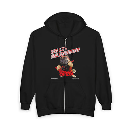 Ugly Neighbor II Heavy Blend Full Zip Hooded Sweatshirt