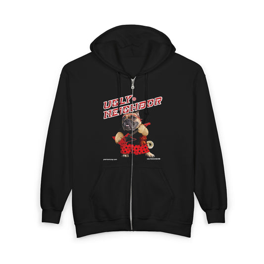 Ugly Neighbor II Heavy Blend Full Zip Hooded Sweatshirt