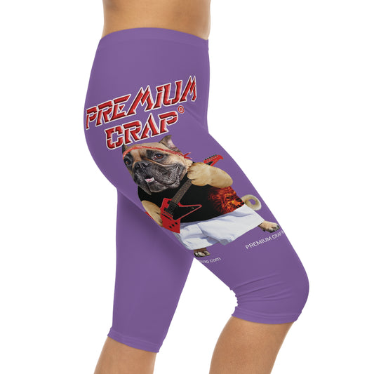 Premium Crap Women’s Capri Leggings - Light Purple