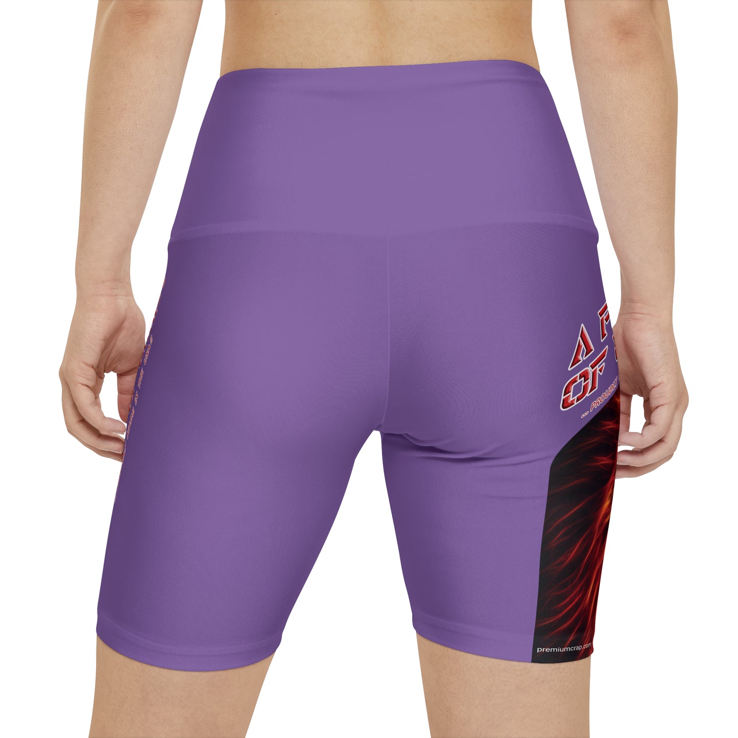 A Piece Of Crap WorkoutWit Shorts - Light Purple