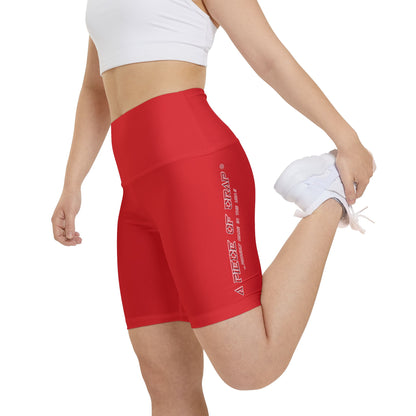 A Piece Of Crap II Women's Workout Shorts - Red