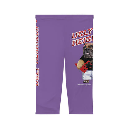 Ugly Neighbor Capri-Cious Leggings - Light Purple